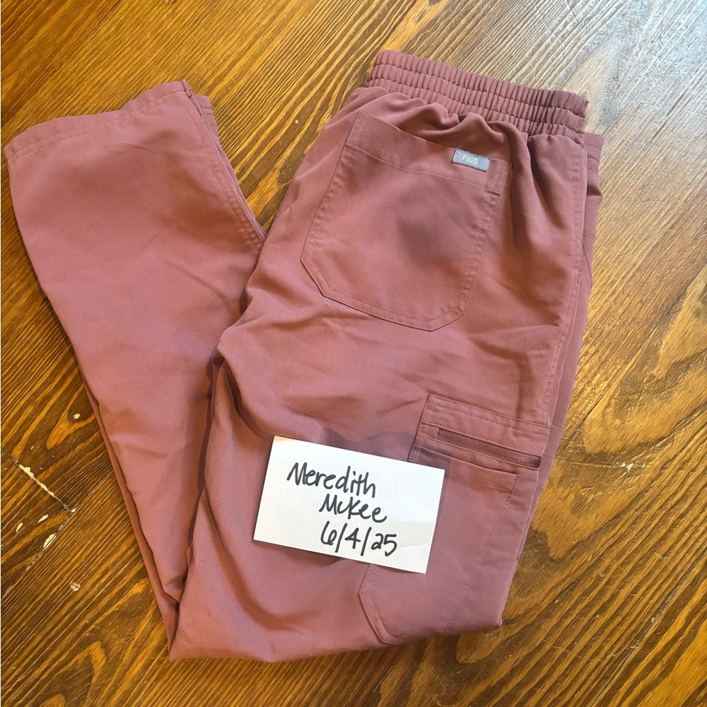 FIGS Yola Skinny Pants-Mauve